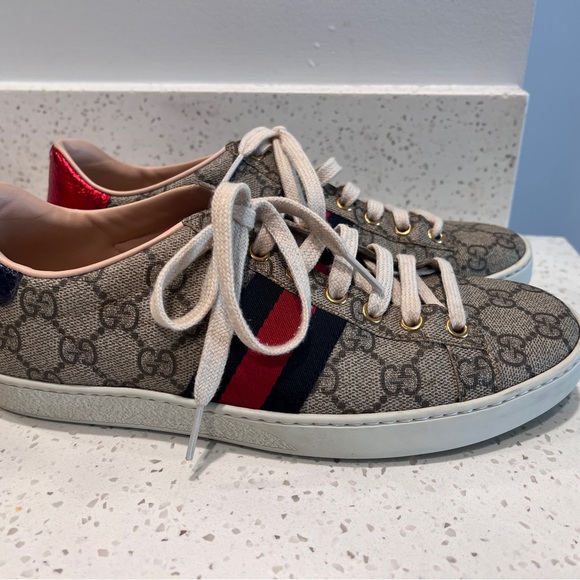 WOMEN'S ACE GUCCI SUPREME SNEAKER FOR SALE - Picture 5 of 5